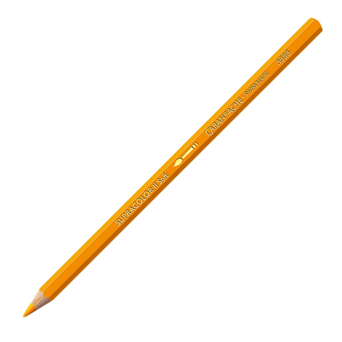 Caran D'ache Orange Caran D Ache : Supracolor Soft : Watersoluble Artists Colour Pencil Fast