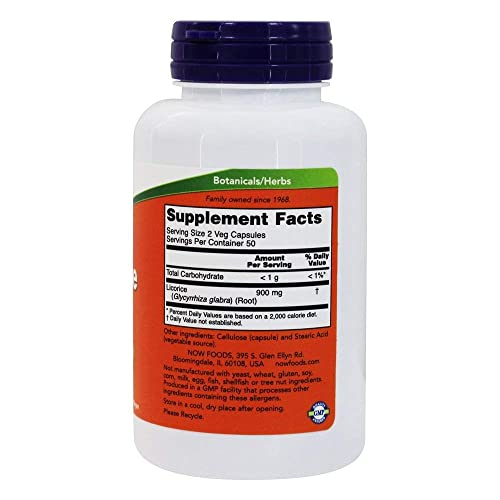 Now Foods, Licorice Root 450Mg 100 Caps #TOP2