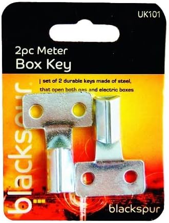 2 Piece Steel Meter Box Key (Pack of 2)