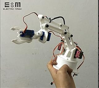 Anncus E&M 3D Printing ABB IRB460 Industrial Robot 4 Shaft Stacking Robot Manipulator Arm Hand Model CNC Four Degrees Freedom DIY Kit