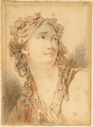 Tête de Bacchante François Boucher affiche artistique grand format pour sublimer votre salon