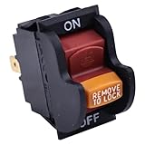 ZTUOAUMA On-Off Table Saw Toggle Switch SW7A 489105-00 for Delta 11-900 31-120 Drill Press 34-670 Ryobi 46023 760271017 JIABEN FD12/2G Craftsman OR90037 Hitachi Jet Grinder Sander Tile Saw