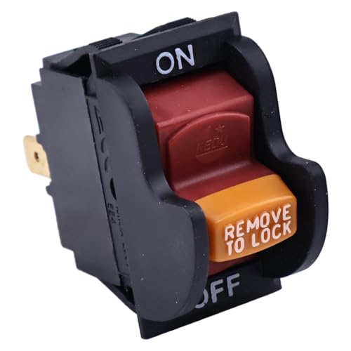 ZTUOAUMA On-Off Table Saw Toggle Switch SW7A 489105-00 for Delta 11-900 31-120 Drill Press 34-670 Ryobi 46023 760271017 JIABEN FD12-2G Craftsman OR90037 Hitachi Jet Grinder Sander Tile Saw