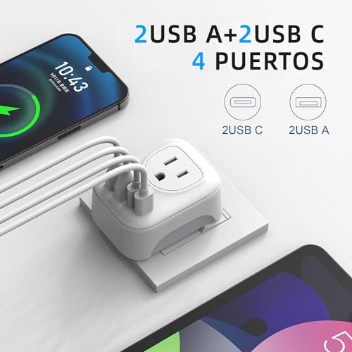 Periféricos, Electronics adaptador europeo Marca QIKKOP (2)