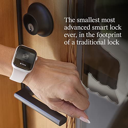Level Lock+ Smart Lock With Apple Home Keys - Smart Deadbolt For Keyless Entry Plus Key Card Or App, Bluetooth Enabled Lock Works With Apple Homekit, Matte Black #TOP2