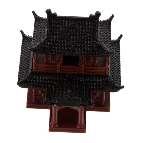 iplusmile Mini Padiglione di Plastica per Bonsai Decorazione Micro Paesaggio Statua di Simulazione per Acquario di Padiglione da Giardino