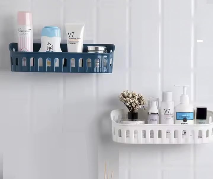 StyleX Self-Adhesive Bathroom Shelf, Pack of 3 at ₹176 (78% Off) – Amazon