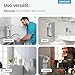 Imagen de ARNOMED 1 dispensador jabon baño pared de aluminio para 1000 ml