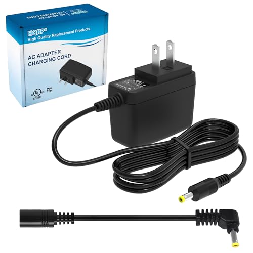 HQRP AC Power Adapter Compatible with Omron Healthcare 5 Series, 7 Series, 10 Series, Silver, Gold, Platinum Upper Arm Blood Pressure Monitor, Hem-ADPTW5 AC Adapter Omron Power Supply 6v DC Cord