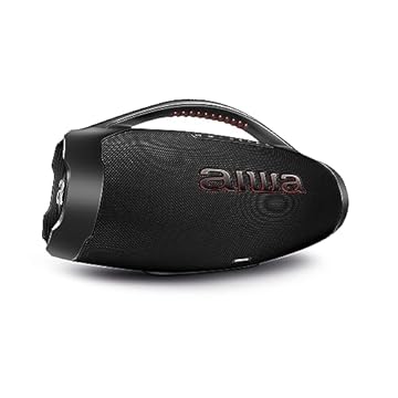 AIWA, Caixa de Som Boombox BBS01, 200W RMS, IP66 com Alça, 30h de Bateria, Bluetooth 5.3,TWS