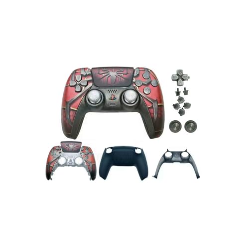 Carcasa Spider para mando PS5 compatible con BDM-010 a BDM-050 para evitar errores