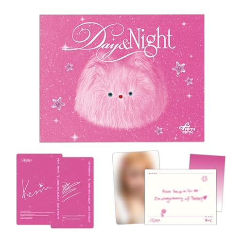 FIFTY FIFTY - [Day & Night] (Day / EVER Ver.) Album Case + Music Card + Photocard + Handwritten Message + Ever Music User Guide + 3 Extra Photocards