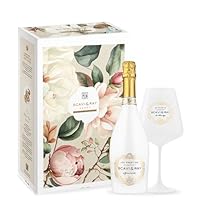 SCAVI & RAY Geschenkset Ice Prestige Spumante mit Designglas, halbtrocken, fruchtig frischer Schaumwein aus Italien, 10,5% Vol. Alkohol – Genussmoment in stilvoller Geschenkbox, Online Exclusive