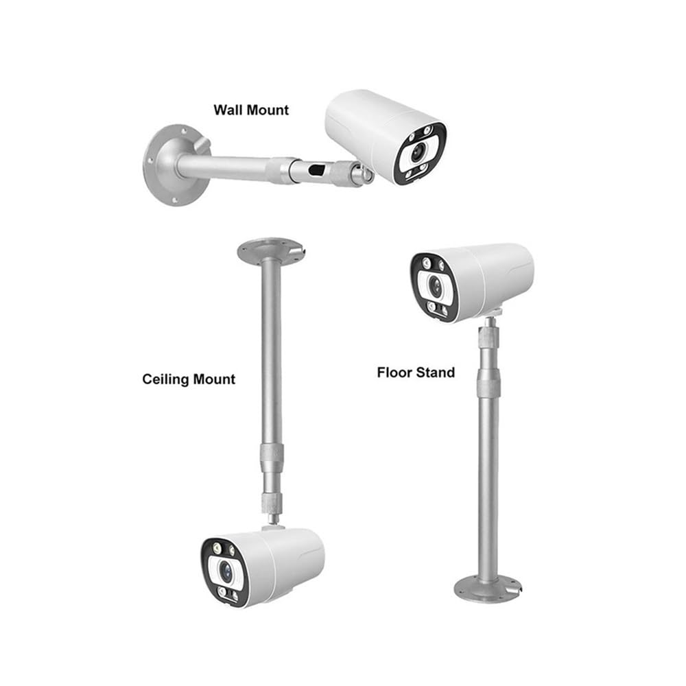 Supporto per proiettore, Staffa telescopica for monitor da 20-40 cm in lega di alluminio, staffa for proiettore for telecamera con asta di monitoraggio