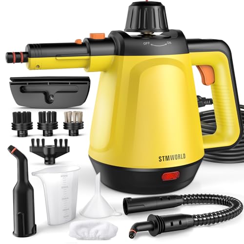 Steam Cleaner, Deep Cleaning Steam Cleaner for Home, 1200W Handheld Steam Cleaner with 10 Tools,