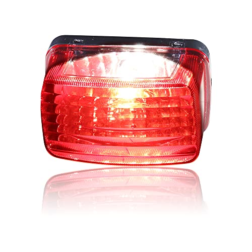 Motoparacc Red Led Tail Light, Atv Motorcycle Brake Taillights For Yamaha Grizzly Big Bear Bruin Kodiak Wolverine Rhino Viking, Replacement For 5Km-8472C-10-00 5Km-84710-01-00 #TOP10