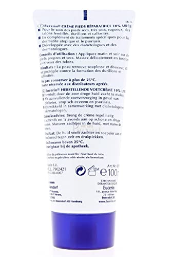 Eucerin Repair Foot Cream 10% Urea 100Ml #TOP5