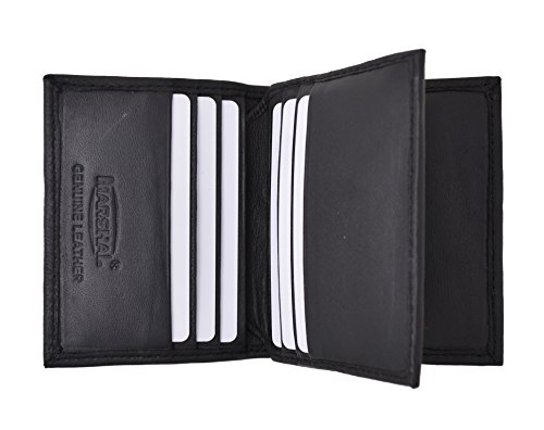 RFID Blocking Credit Card Holder Wallet Black #RFID74 by Marshal® Wallet2