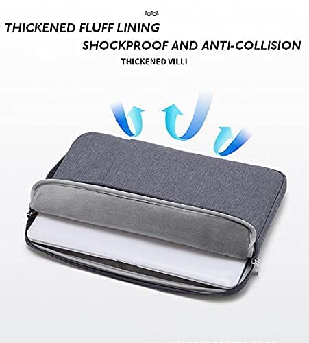XLXX 15 Inch Laptop Sleeve Case Water Resistant Bag with Double