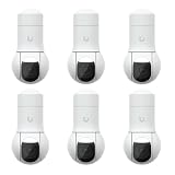 Ubiquiti UVC-G5-PTZ 4MP Telecamera di Sicurezza PTZ Bundle 6 Pezzi – IP Dome Esterno IP66, Visione Notturna IR 20m, PoE, 2688x1512 HD, Sistema Videosorveglianza Professionale Casa Azienda