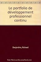 PORTFOLIO DE DEVELOPPEMENT PROFESSIONNEL CONTINU 2894617526 Book Cover