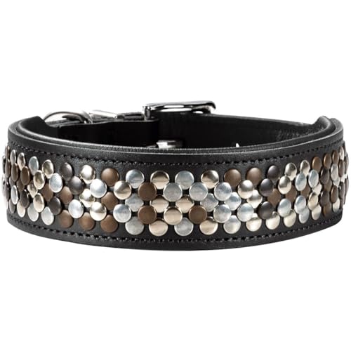 Collier pour chien HUNTER Arizona avec rivets individuels et cuir de vachette - 4