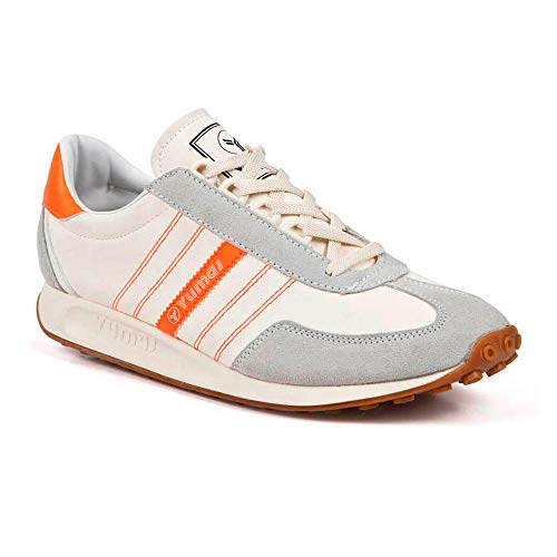 Zapatilla Sneaker Yumas New Galaxia Fabricado en Piel Serraje y Microfibra Plantilla Textil para Hombre