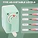 M&G Manual Pencil Sharpener, Hand Crank Pencils Sharpener Five-Position Pen Tip Adjustable Pencils Sharpener Office Supplies for Classroom Office, Green