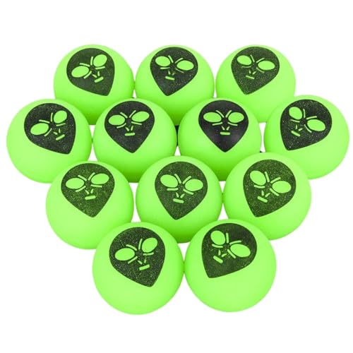 Rhode Island Novelty Glow-in-The-Dark Alien Hi-Bounce Balls (1 dz)