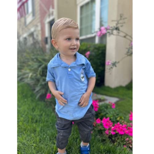 Image of Unique Baby Moisture Wicking Kids Polo Shirts for Toddler Boys Polo Shirt