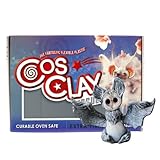 Cosclay Sculpt - Extra Firm Gray - Flexible Polymer Clay (1lb)