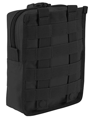 Brandit 8045 Molle Pouch Cross Black, Black - Cross, standard size - Image 3