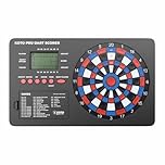 KOTO – Pro Dart Scoreboard Electronic with 32 Games, Digital LED Display & Wall Mount, Up to 8 Players, Battery Powered