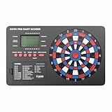 KOTO - Pro Dart Scoreboard, Spiele, Dart Zähler inkl. 32 Spiele, Spielstandsanzeige & Befestigungsmaterial, für 8 Spieler, batteriebetrieben