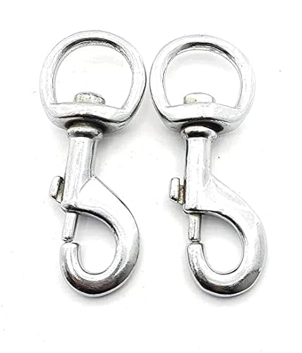 KsPups Multipurpose Metal Heavy Duty Eye Swivel Snap Hooks C...