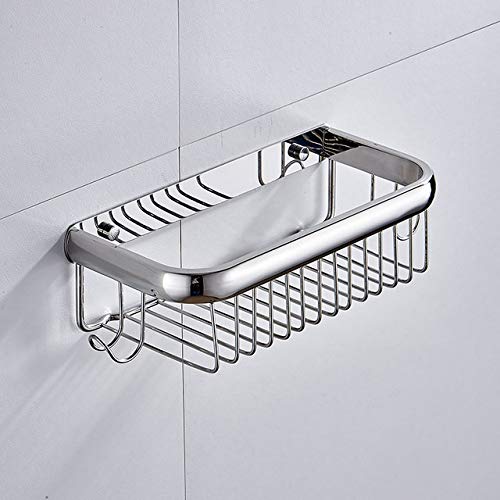 Estanteria Baño Sin Tornillo moderna del acero inoxidable 304 cestas de la ducha del cuarto de baño del cromo de almacenamiento Bastidores de pared sostenedor de papel higiénico accesorios de baño 756