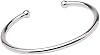 Silver Bracelet for Women Men | 925 Sterling Silver Solid Open Torque Bangle