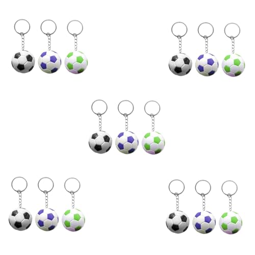 Lot de pendentifs de football pour sacs accessoires événements scolaires