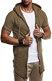 POSIBILIDADES COMBINADAS: La sudadera de hombre con capucha se adapta a cualquier situación de la vida cotidiana y se puede combinar en diferentes estilos. Ya sea que uses pantalones vaqueros de hombre o pantalones de hombre. También es perfecto con una camiseta de hombre básica o sobre una camiseta de hombre con estilo. Una chaqueta de hombre fresca, moderna y casual para verano, otoño, primavera e invierno.