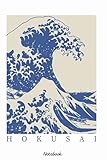 Hokusai the great wave Notebook: 6x9 120 Pages, Ruled Notebook, Journal, Daily Diary, Organizer, Planner