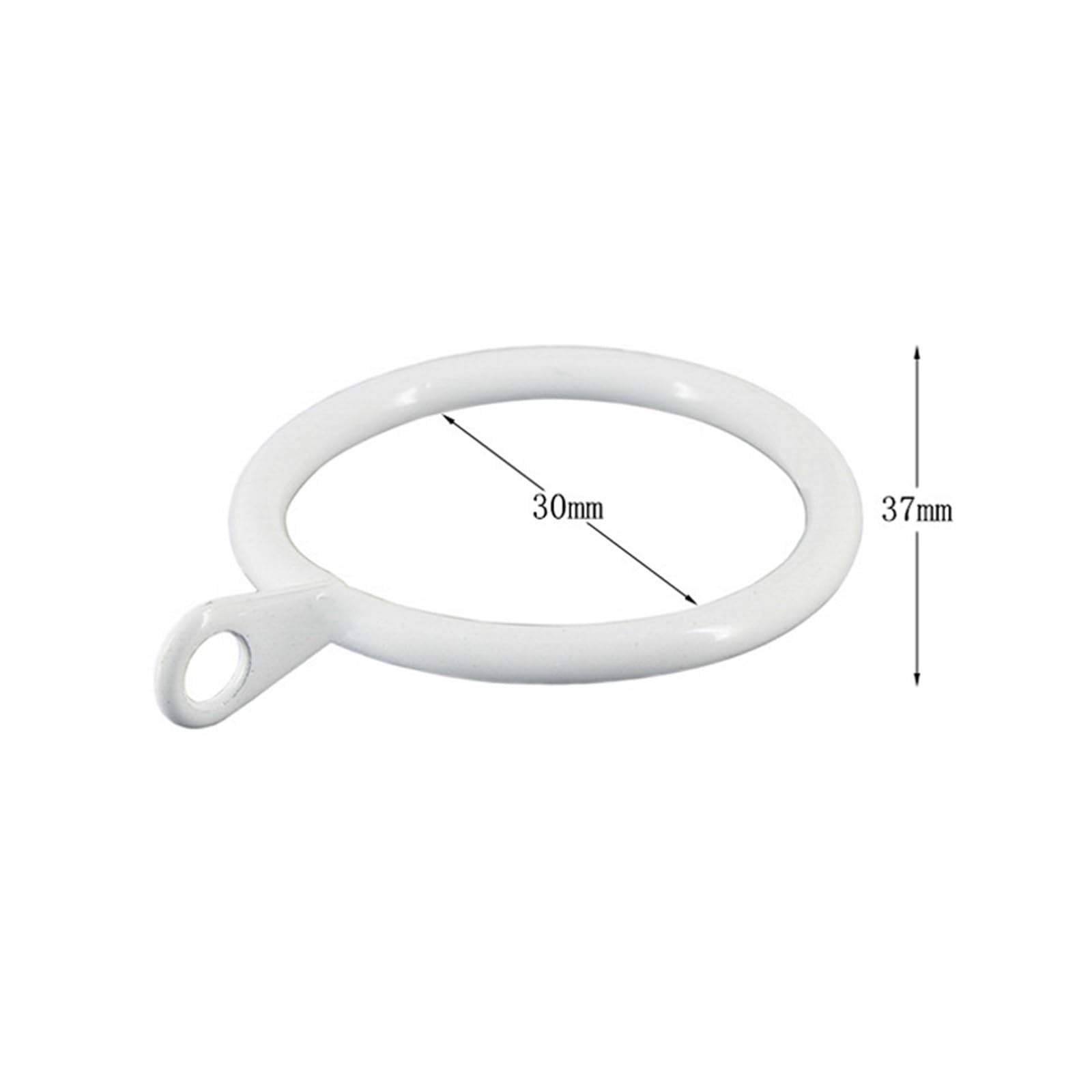 Anelli per tende, Anelli for tende con occhielli Ganci for appendere in metallo da 240 pezzi for e tendaggi appesantiti, tenuta universale