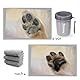 Tinioey Pfotenreiniger für Hunde | Inkl.3 Hundehandtücher | Hundepfoten Reiniger Pfotenreiniger | Hundezubehör für Mittlere Hunde | Dog Brush | Größe M