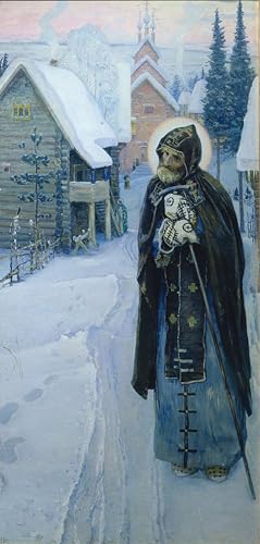 Image sur toile Les travaux de saint Serge - Une œuvre inspirante pour votre foyer