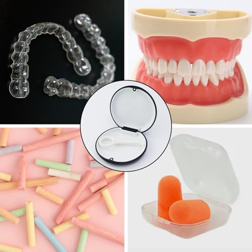 1 Stück zahnspangendose,Gebissdose,zahnprothesen behälter,KFO Box,Spangendose,Zahnspangenbox,Dose für Zahnprothese,Zahnprothesen Behälter,für Reisen und täglichen Gebrauch(schwarz)
