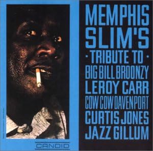 MEMPHIS SLIM - Memphis Slim's Tribute To Big Bill Broonzy Leroy Carr Cow Cow Davenport Curtis Jones Jazz Gillum - CD