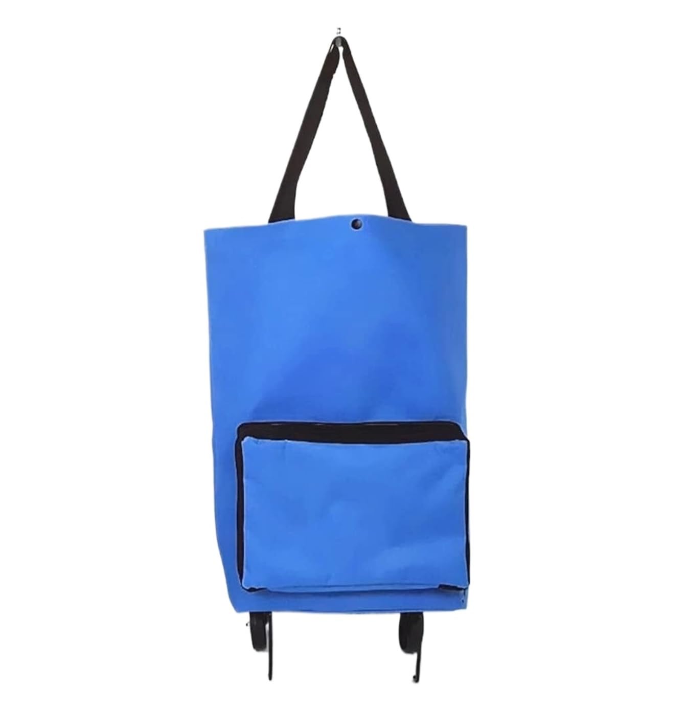 shopping trolley on wheels, Grocery Shopping Cart Trolley Folding Bag Buy Food(Blue)