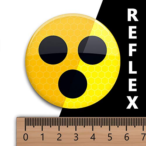 Blindenabzeichen Stylebutton Design Your Own 2er Set retro-reflektierend
