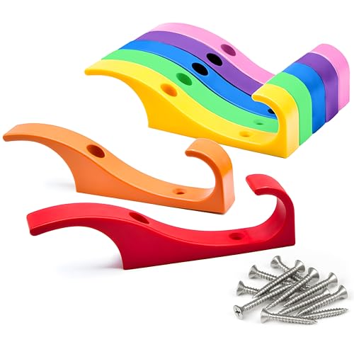 Toughook Heavy Duty Hooks for Hanging Coats, Jackets, Backpacks, Baseball