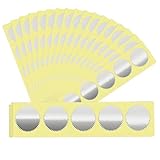 Pegatinas en relieve – Etiquetas en relieve con borde dentado, 100 piezas autoadhesivas para certificado de notario para invitación de baby shower, invitaciones de boda, recuerdos de fiesta, tarjetas