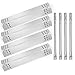 Hongso Sunbeam Nexgrill Grill Master 720-0697 Grill Replacement KIT Burners, Stainless Steel Heat Plates, 4-Pack (SPG371-SBD251-4)